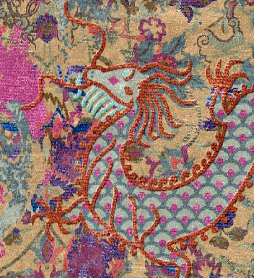 Makalu Nepal Teppich Antique VT349 Handgetuftet im Wunschmaß – Bild 4
